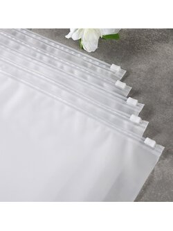 ถุงซิบ สีขาวขุ่น ขนาดใหญ่ เนื้อหนาอย่างดี SKU00074