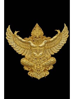 องค์พญาครุฑ รุ่นเปิดขุมทรัพย์ เนื้อกะไหล่อทอง พิมพ์ใหญ่