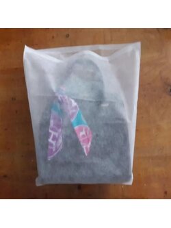 [แพค 10 ชิ้น] ถุงผ้าสปันบอนด์ ใส่กระเป๋า ใส่รองเท้า ถุงผ้ากันฝุ่น กันความชื้น สีขาว OT0002WH