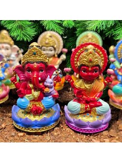 พระพิฆเณศน้อย รุ่นลักษมีคเณศายะ ประทานพร (1 ลัง 50 องค์ พร้อมส่ง)