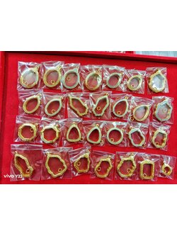 งานกรอบอิตาลี่ฝังเพชร พร้อมเลี่ยมพลาสติก Italy case