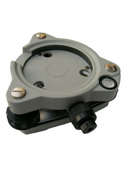 ฐานพร้อมเลนส์ส่องหมุด(Tribrach) สำหรับกล้องและปริซึมฐาน