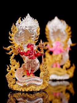 พระพิฆเนศ ประทับ จันทรคุปต์นาคราช (นาคราชประจำตัวพระคเณศ)รุ่น นาคาบัลลังก์ ราชันย์คณปติ พร้อมส่ง