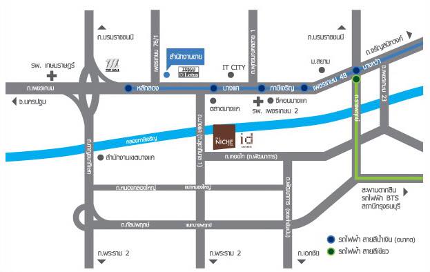 เดอะ นิช ไอดี บางแค ชั้น 5 ขนาด 29 ตารางเมตร 1 ห้องนอน 1 ห้องน้ำ เฟอร์ครบ
