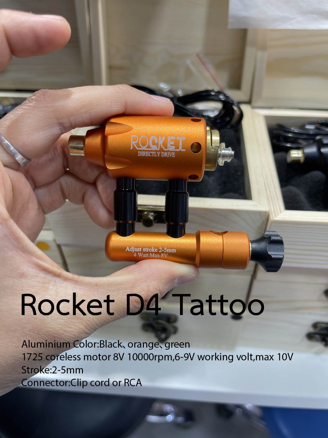 เครื่องโรตารี่ Rocket D4 Rotary Tattoo Machine