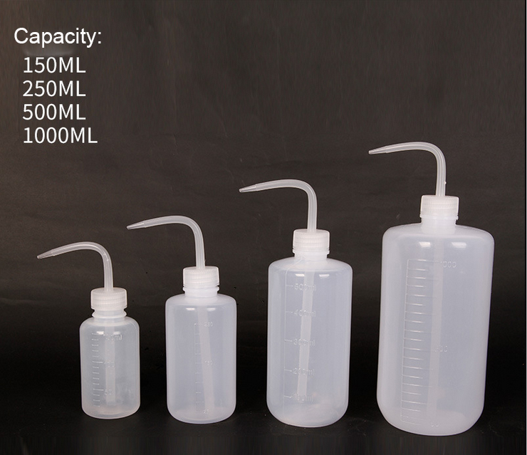 ขวดฉีดน้ำกลั่น 150 ml คอแคบ สายฉีดยาว Wash Bottle