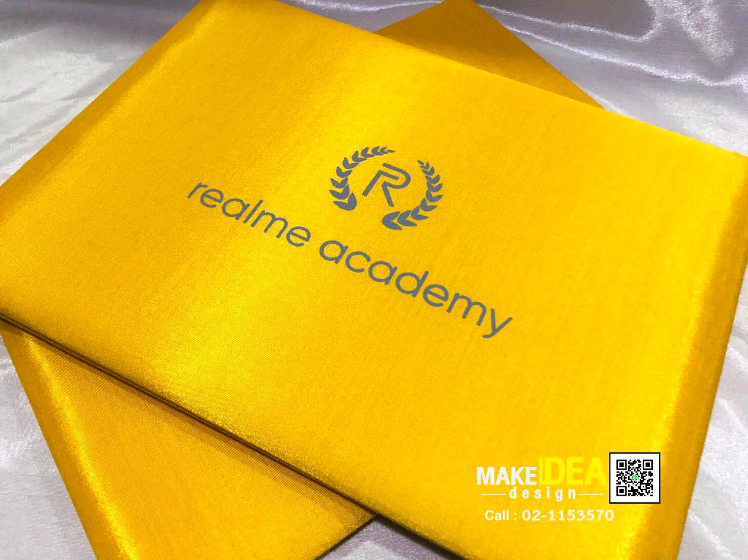 ปกผ้าไหมใส่ใบประกาศ ขนาด A4