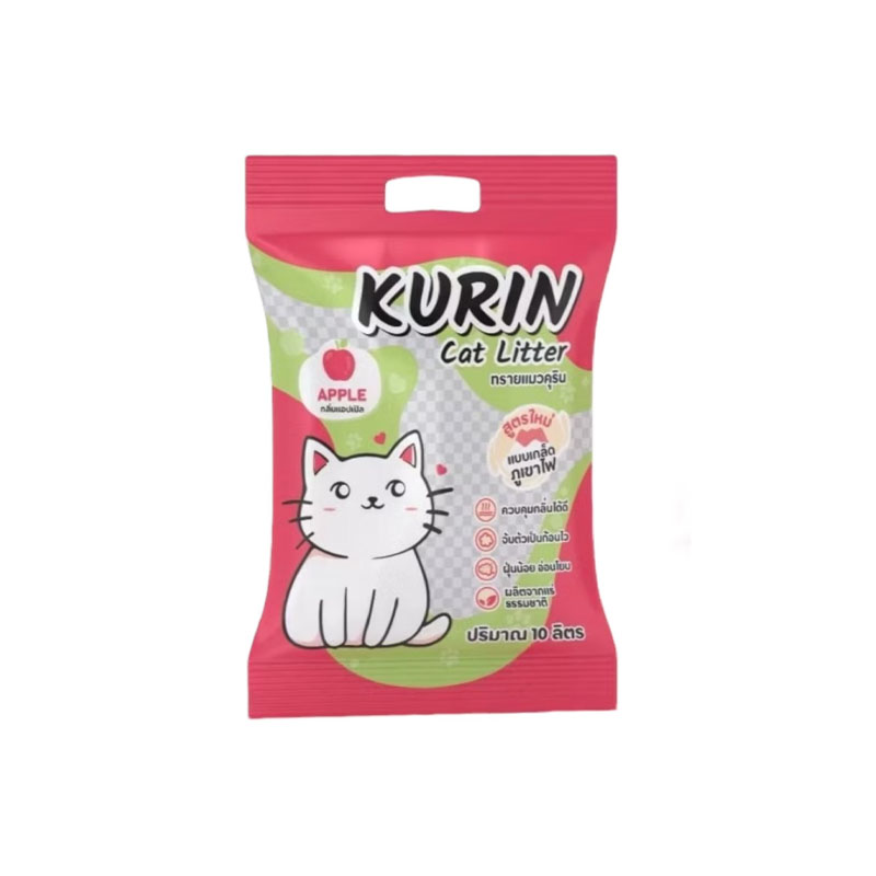 Kurin ทรายภูเขาไฟ กลิ่นแอปเปิ้ล 10 ลิตร