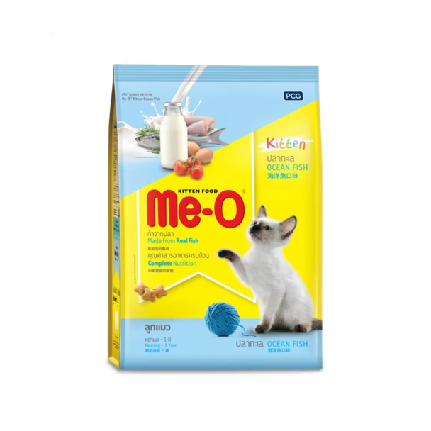 Me-O อาหารเม็ด (ลูกแมว-ปลาทะเล ) 400g.