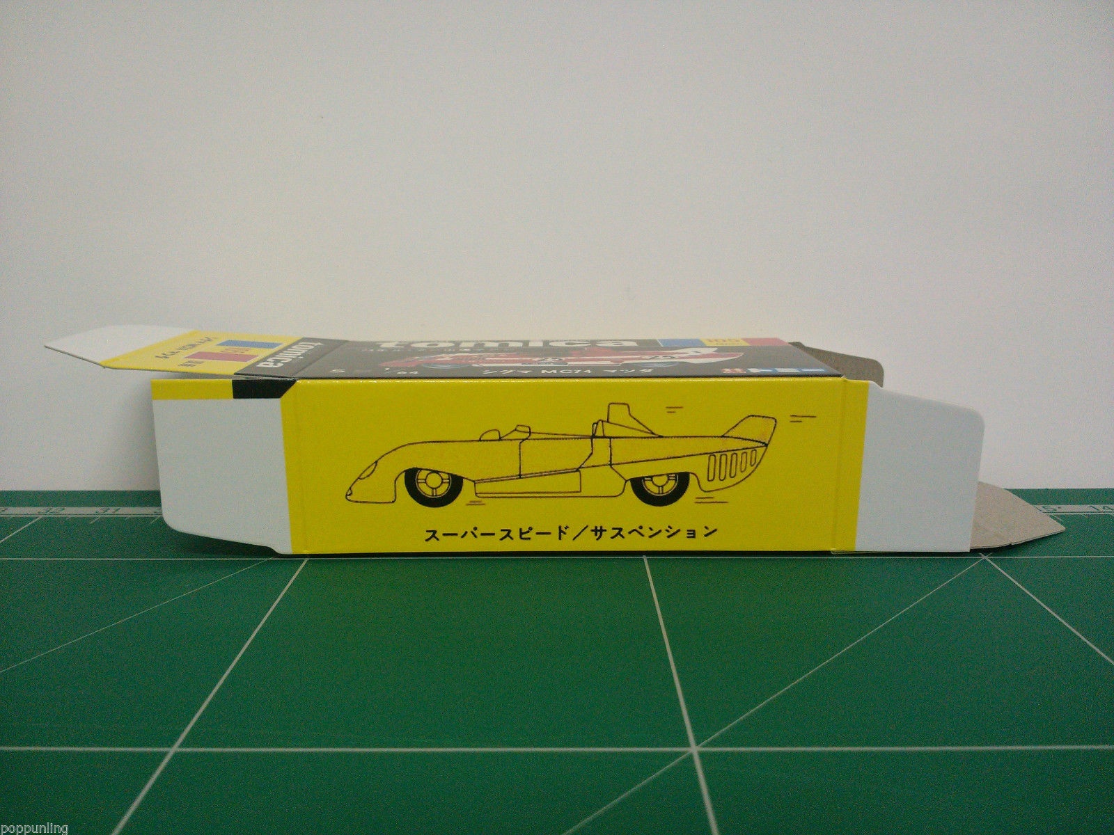 กล่องพิมพ์ Reproduction Box สำหรับ Tomica Black Box No.105 Mazda Zigma MC74 (กล่องเปล่า, ไม่มีรถ)