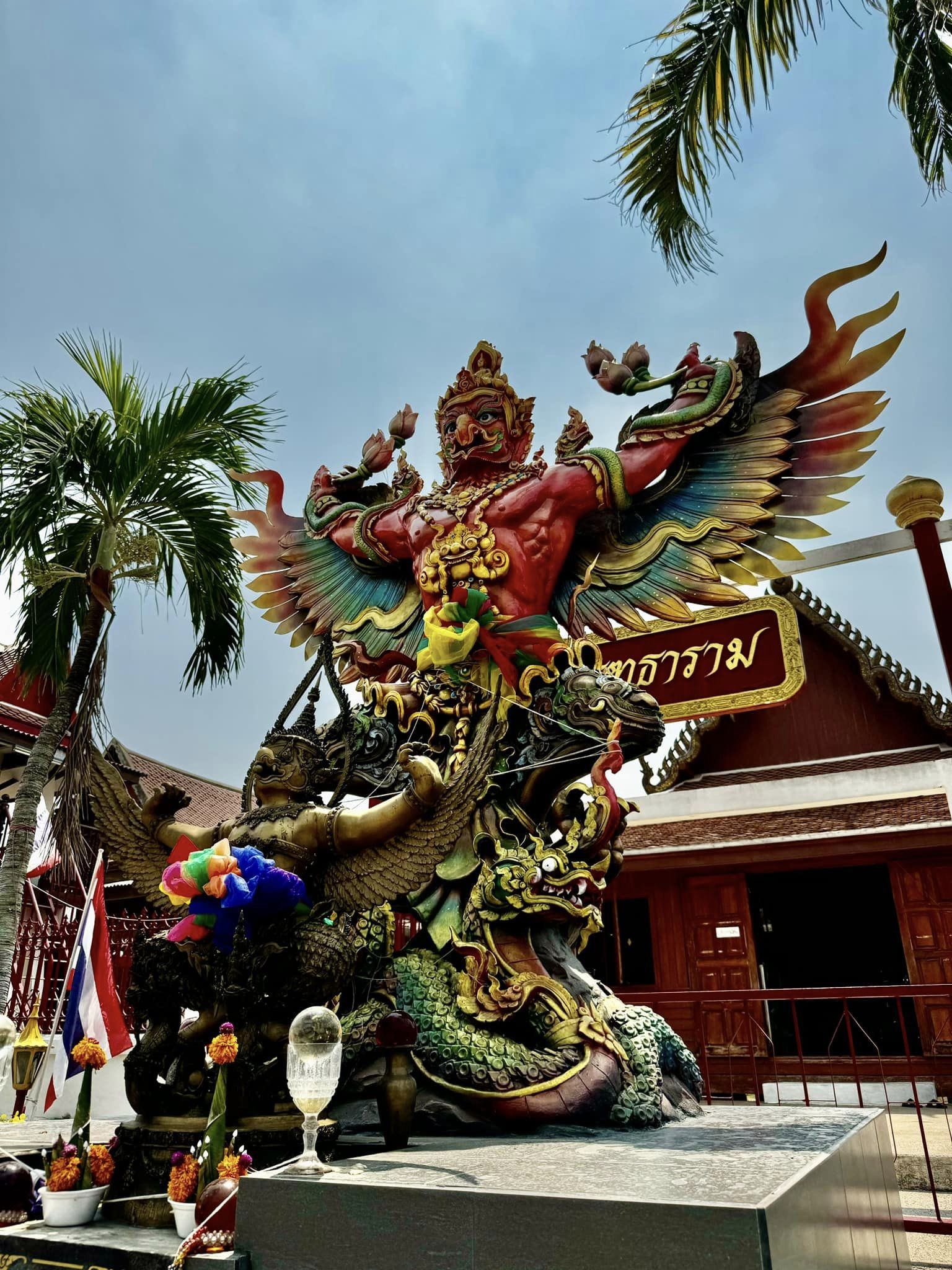 ดวงใจพญาครุฑ รุ่นแรก ณ วัดครุฑธาราม พระนครศรีอยุธยา(พร้อมส่ง)