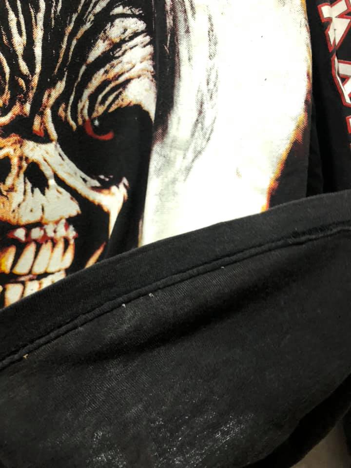 เสื้อวง Iron Maiden Brave New World Japan Tour ปี 2000 Size M เสื้อทัวร์หน้างาน ลิขสิทธิ์แท้ 100%