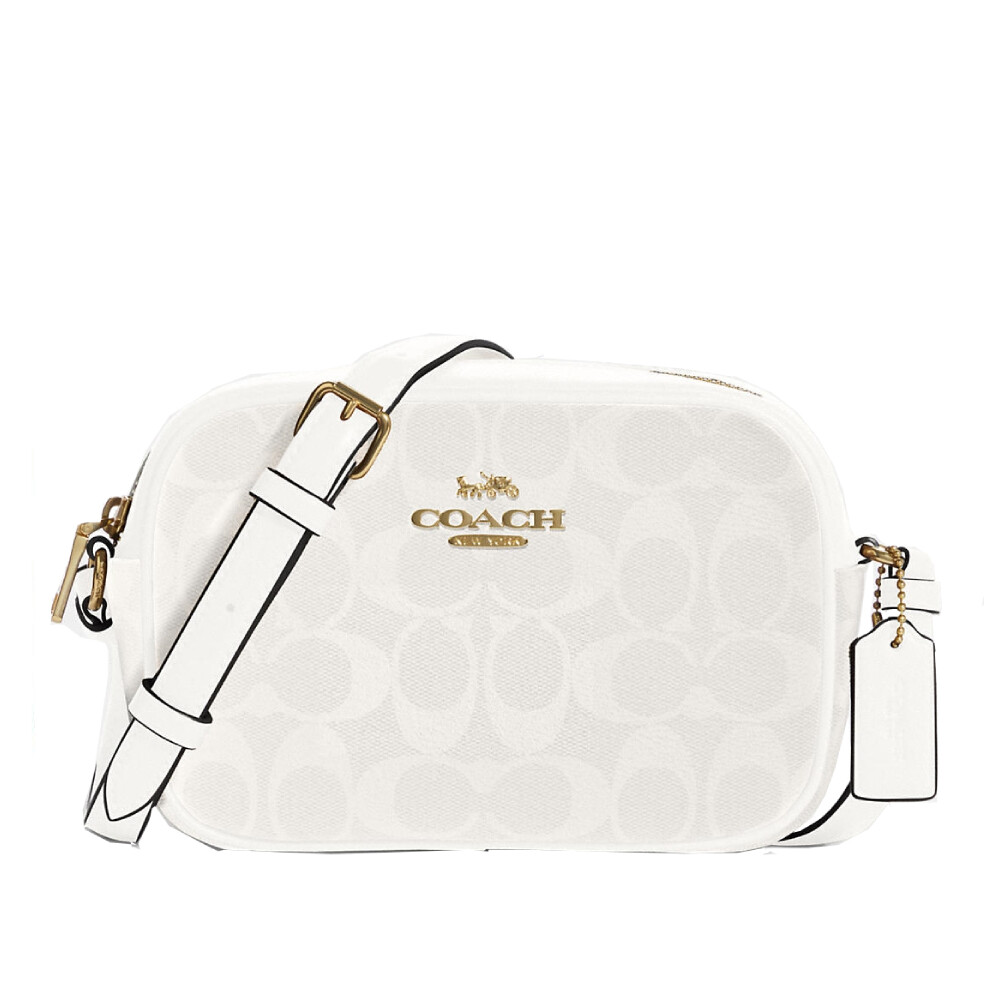กระเป๋าสะพายข้าง COACH C9926 COACH MINI JAMIE CAMERA BAG IN SIGNATURE CANVAS (IMRFF) [C9926IMRFF-MA]