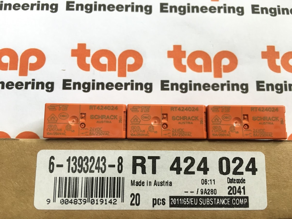 จำหน่าย TE Connectivity RT424024 SCHRACK 6-1393243-8 จำหน่าย TE Connectivity RT424024 SCHRACK 6-1393243-8