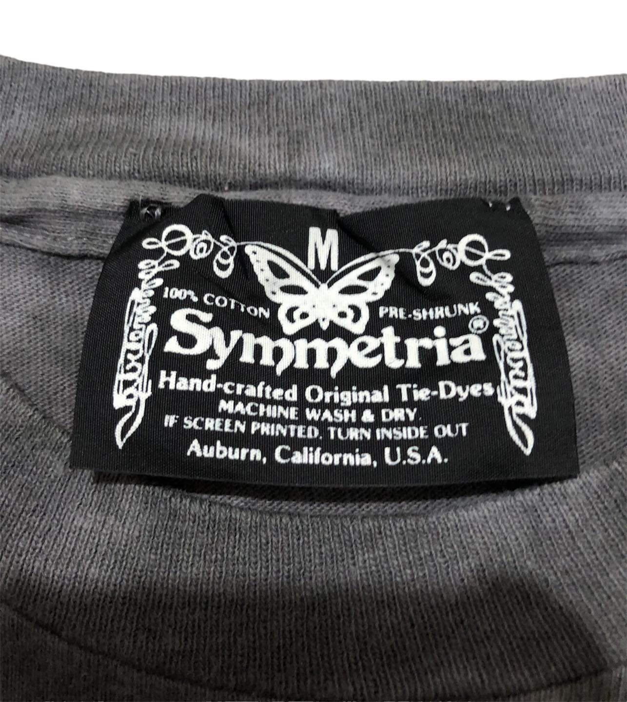 เสื้อวง Iron Maiden Somewhere Back In Time มัดย้อม ปี 1987 ป้ายผีเสื้อ Symmetria หายาก Size M สินค้าลิขสิทธิ์แท้ 100%