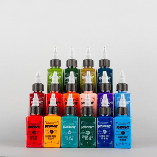 Radiant Colors Tattoo Ink 2 oz Radiant Colors Tattoo Ink 2 oz 2 ออนซ์