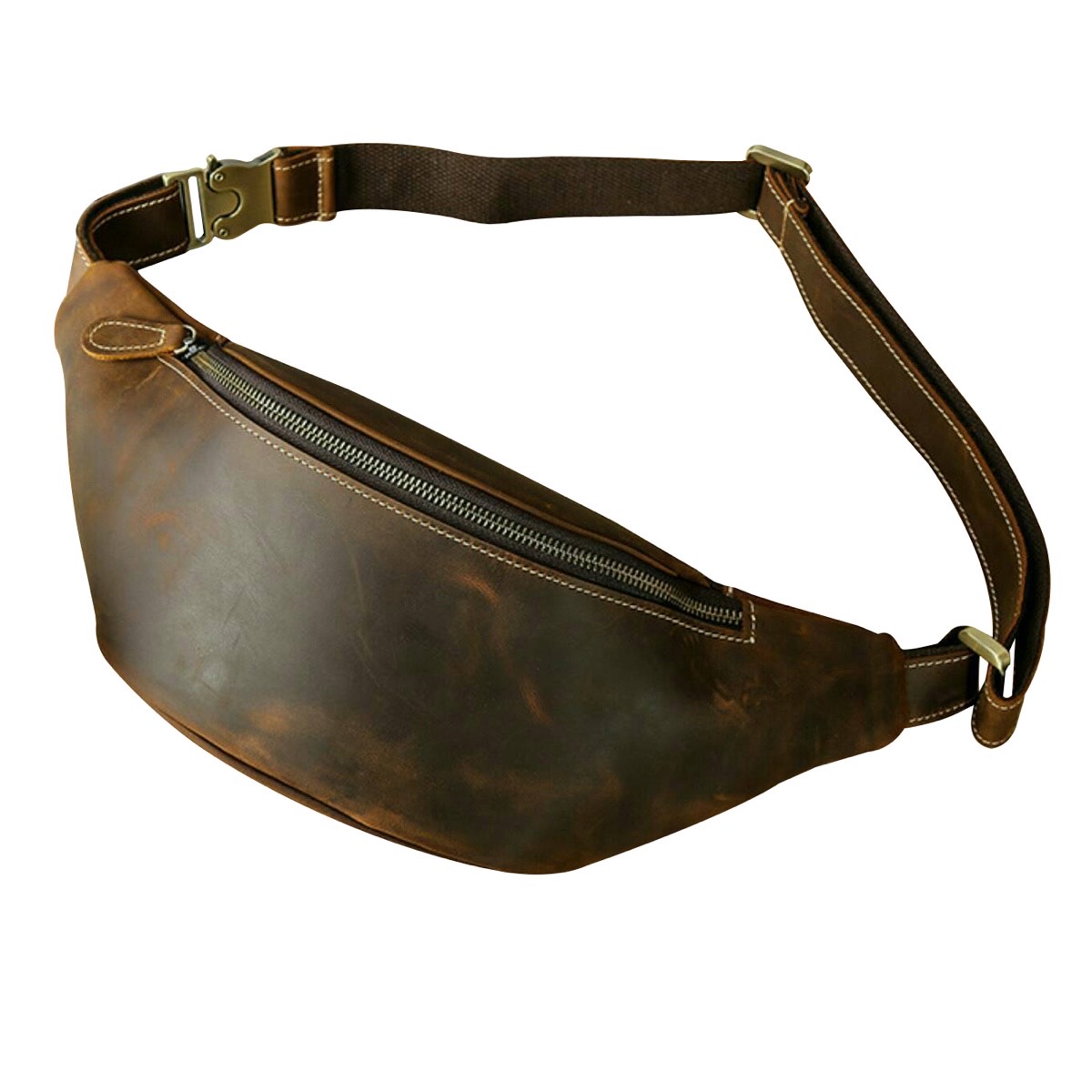 For You Leather LB25 กระเป๋าคาดอก กระเป๋าคาดเอว ผู้ชาย หนังแท้พรีเมียม LB25