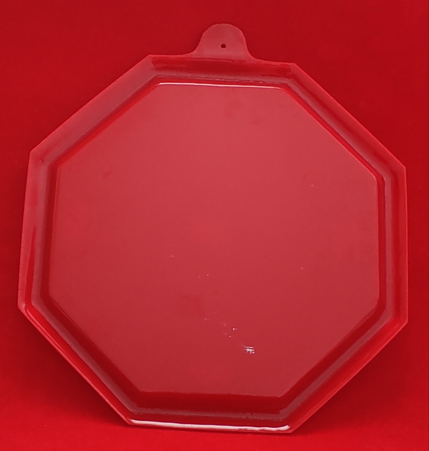 ยันต์กระจก8เหลี่ยม หลวงพ่อวราห์ วัดโพธิทอง มีจาร สีทอง