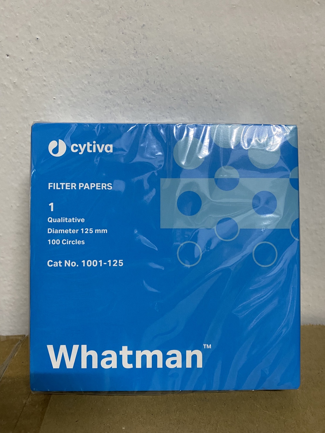 กระดาษกรอง Whatman No. 1 ขนาด 125 มม.