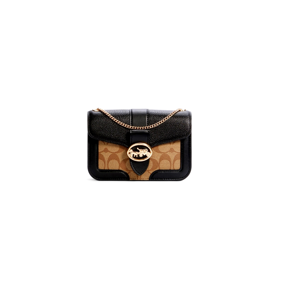 COACH 7287 GEORGIE CROSSBODY IN SIGNATURE CANVAS (IMCBI) [7287IMCBI]