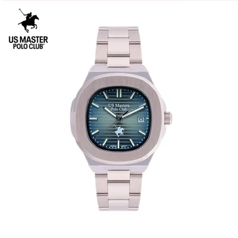 นาฬิกา US MASTER POLO CLUB New York Empire Date CYAN