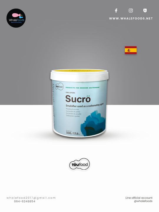 Emulsifiers - Toufood Sucro 500gr/pc