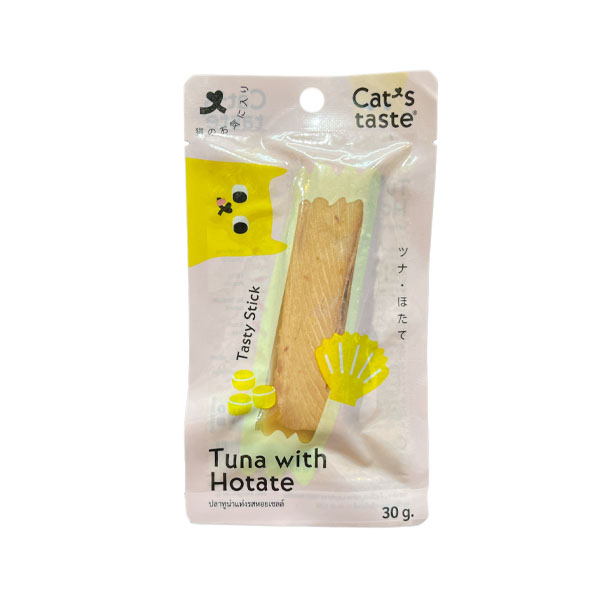 Cat s Taste Tasty Stick ปลาทูน่าแท่งรสหอยเชลล์ 30 กรัม