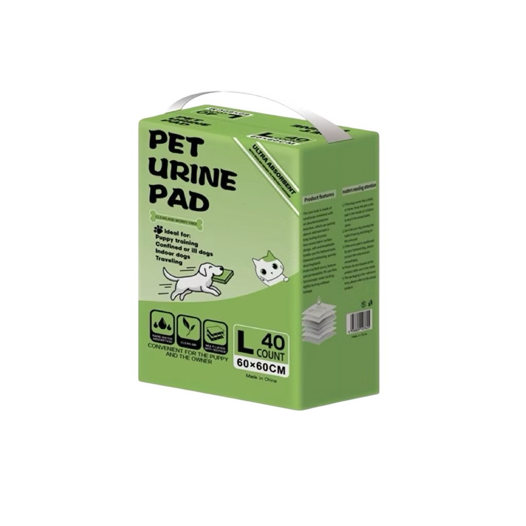 UT PL201929-L แผ่นรองฉี่สัตว์เลี้ยง 60x60 ซม. 40 ชิ้น