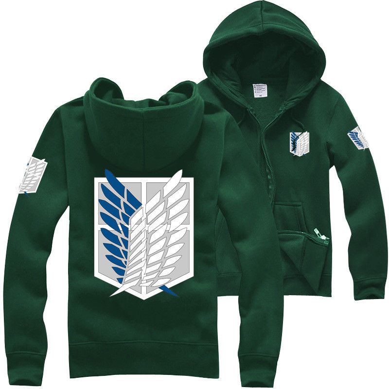 Attack on Titan - เสื้อกันหนาวมีฮู้ด Vol.1 ลาย สัญลักษณ์ทีมสำรวจ