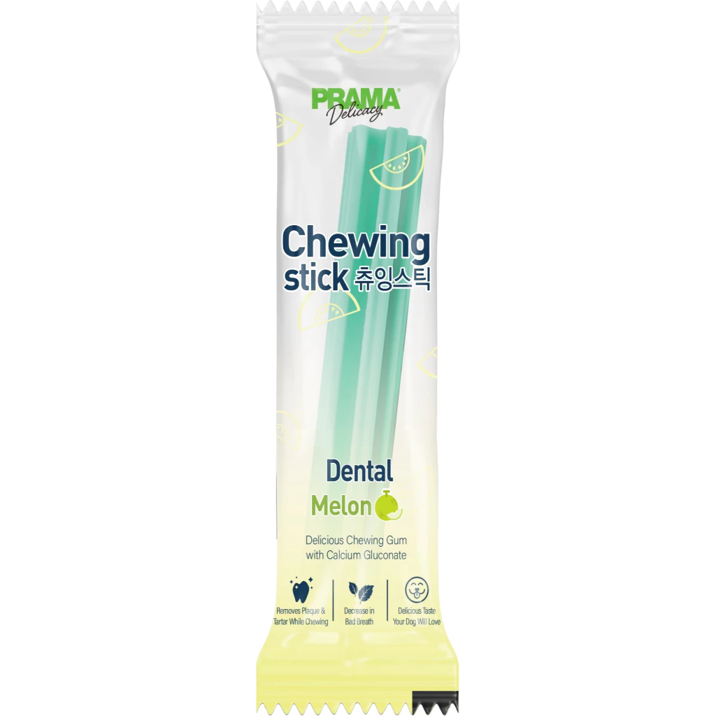 Prama Chewing Stick Melon บำรุงฟัน 8 กรัม (1ชิ้น)