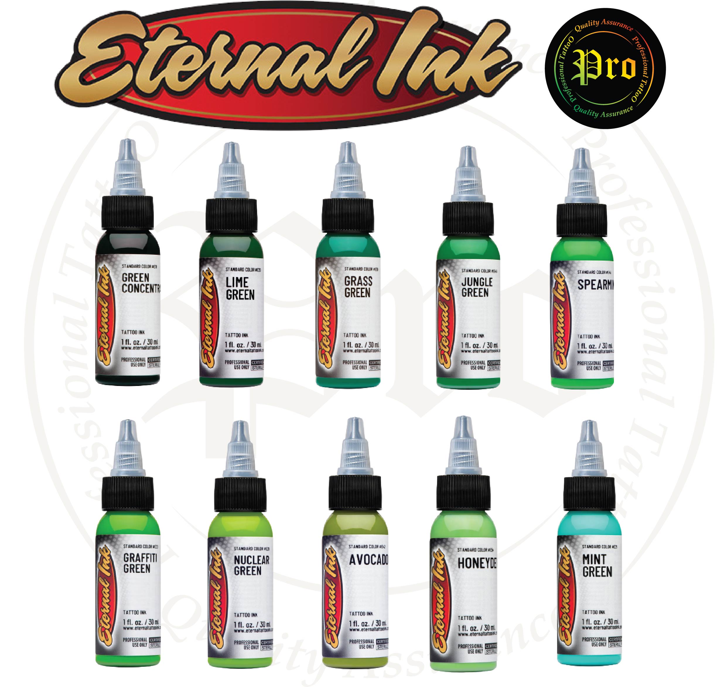 ETERNAL TATTOO INK สีสัก ETERNAL TATTOO INK 1oz หมึกสักอีเทอนอล 1 ออนซ์ 1 ออนซ์