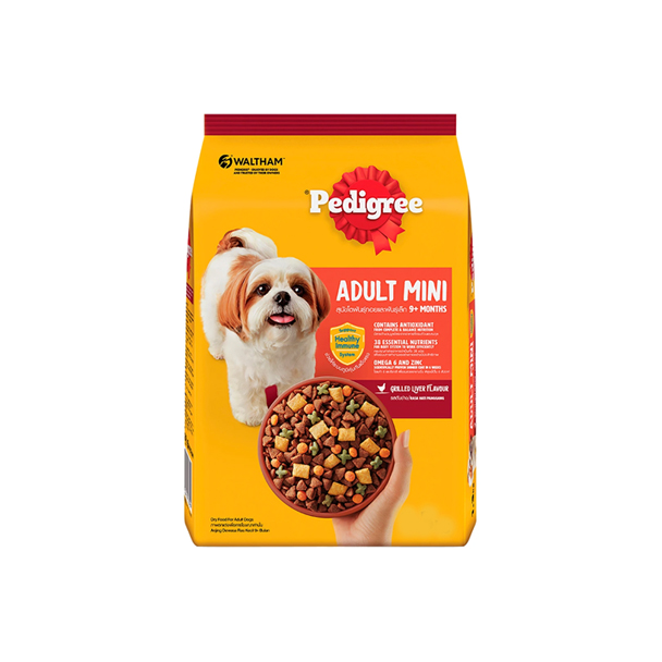 Pedigree สำหรับสุนัขพันธุ์เล็ก-ตับย่างผัก 500 g.