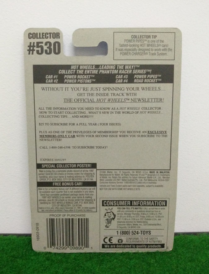 Hot Wheels Power Pistons; Phantom Racer Series #2 of 4