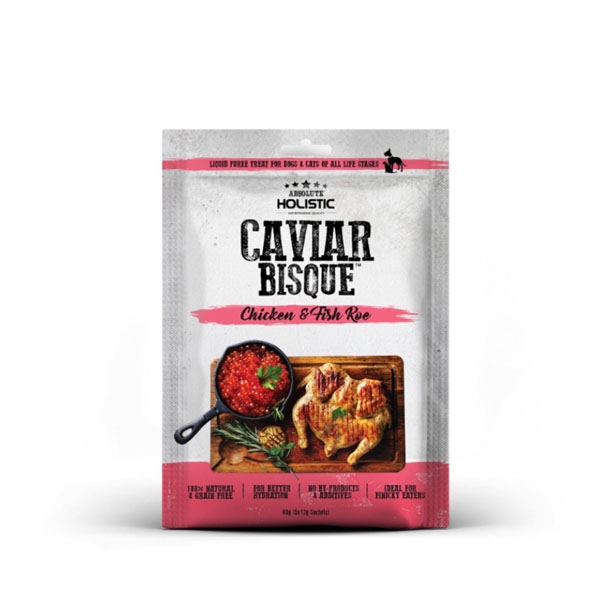 PCC Caviva Bisque AH-4075 แมวเลีย ไก่และไข่ปลา 60g ชมพู