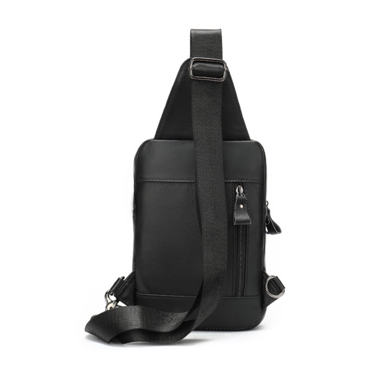 For You Leather LB41 กระเป๋าคาดอก กระเป๋าสะพายพาดลำตัว กระเป๋าสะพายไหล่ หนังแท้ ช่องเยอะ LB41