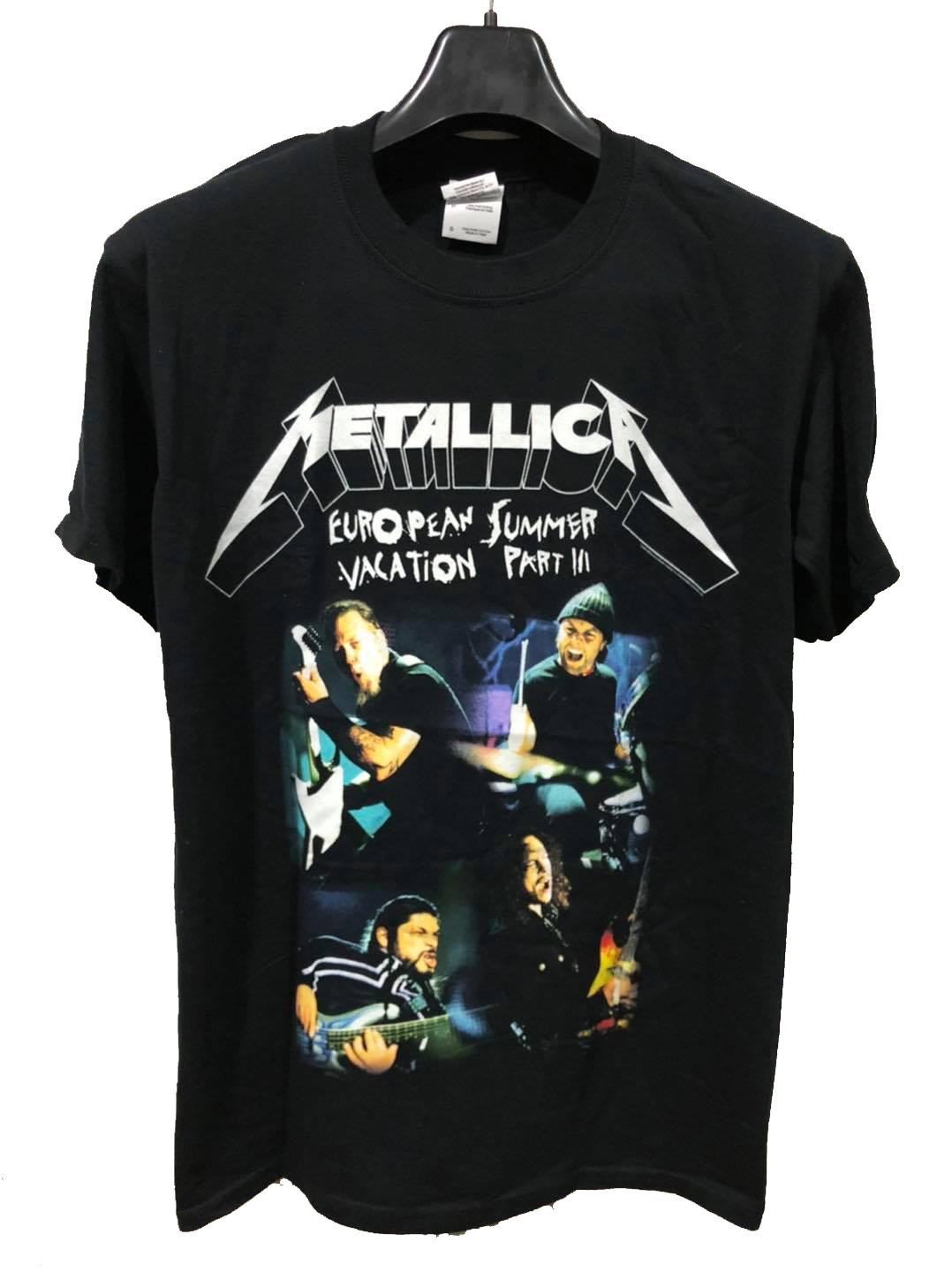 เสื้อวง Metallica European Summer Vavation Tour ปี 2008 Size S สินค้าลิขสิทธิ์แท้ 100%