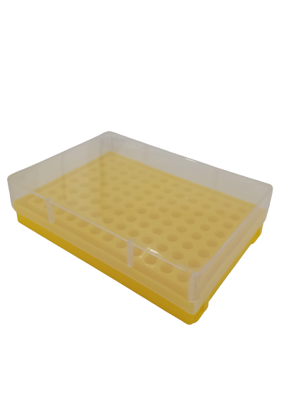 แท่นวางหลอดพีซีอาร์ พร้อมฝาปิด PCR Rack