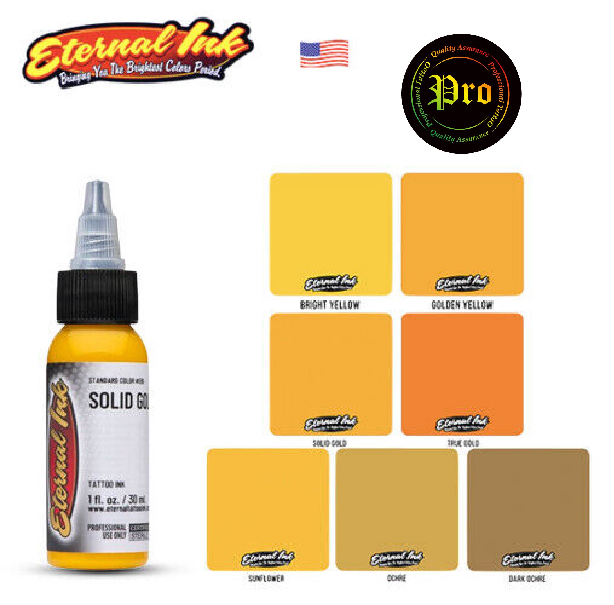 ETERNAL TATTOO INK สีสัก ETERNAL TATTOO INK 1oz หมึกสักอีเทอนอล 1 ออนซ์ 1 ออนซ์