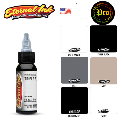 ETERNAL TATTOO INK สีสัก ETERNAL TATTOO INK 1oz หมึกสักอีเทอนอล 1 ออนซ์ 1 ออนซ์