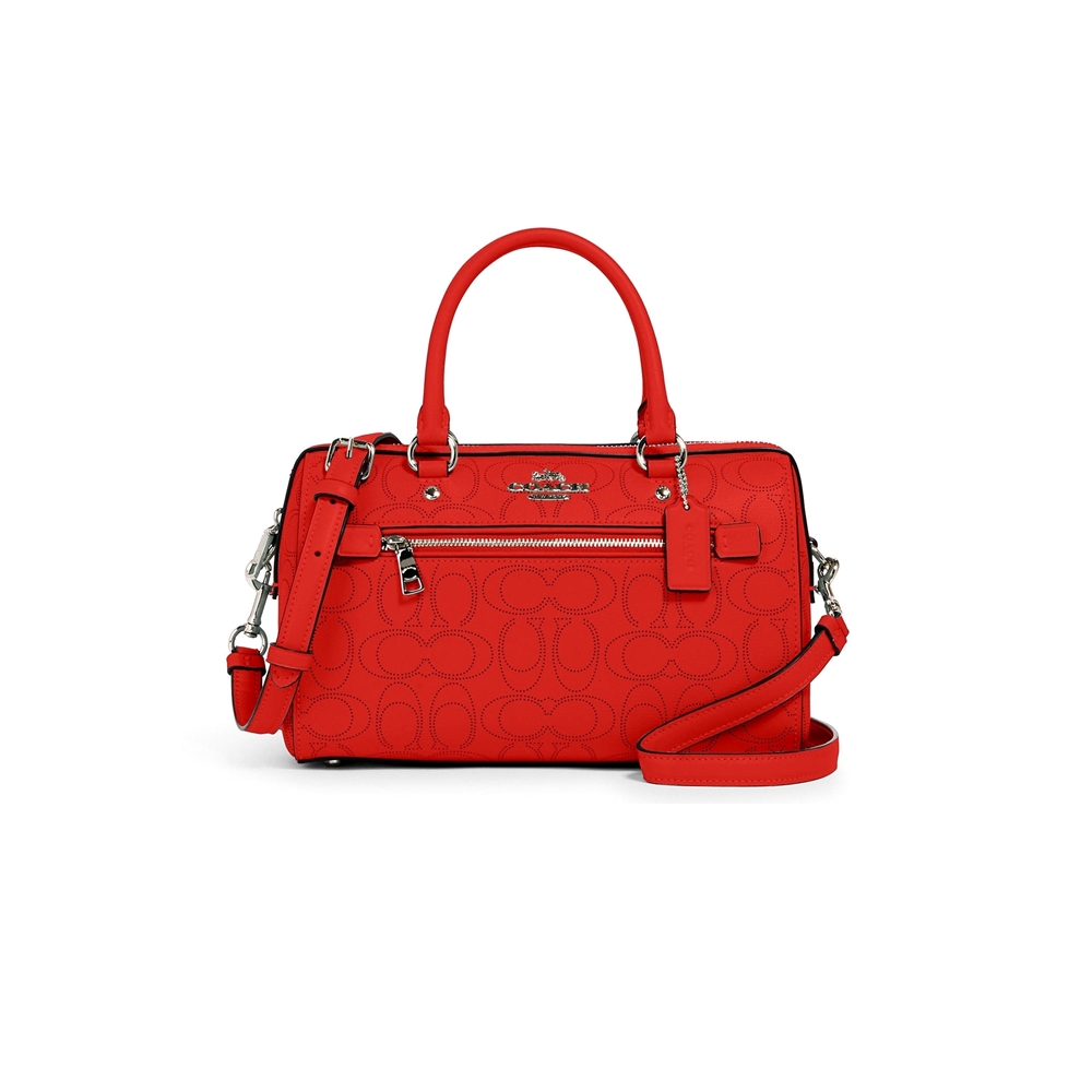 COACH 1006 ROWAN SATCHEL IN SIGNATURE LEATHER (QBQRG) [MC1006QBQRG-CV]