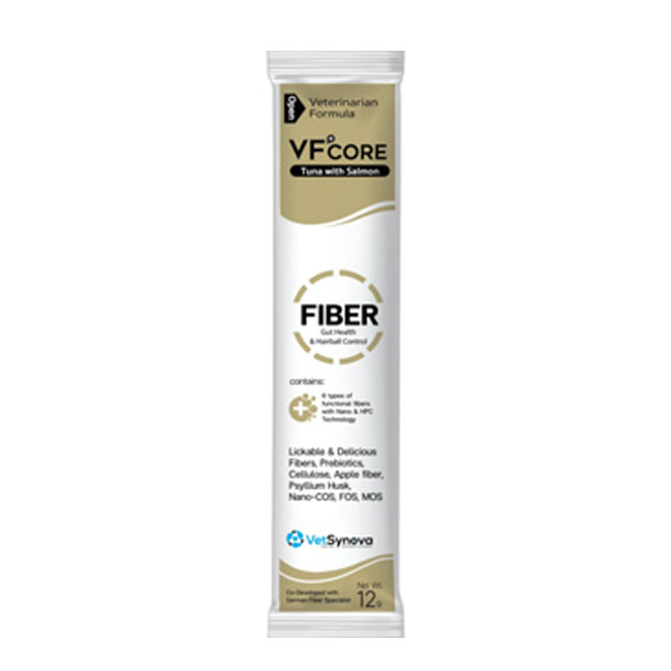 VF+core Fiber แก้ปัญหาก้อนขนและท้องผูก 12 กรัม (สุนัขเเละแมวทานได้)