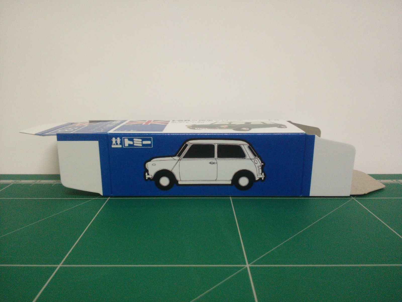 กล่องพิมพ์ Reproduction Box สำหรับ Tomica Blue Box No.F8 BLMC Mini Cooper S MK-III (กล่องเปล่า, ไม่มีรถ)