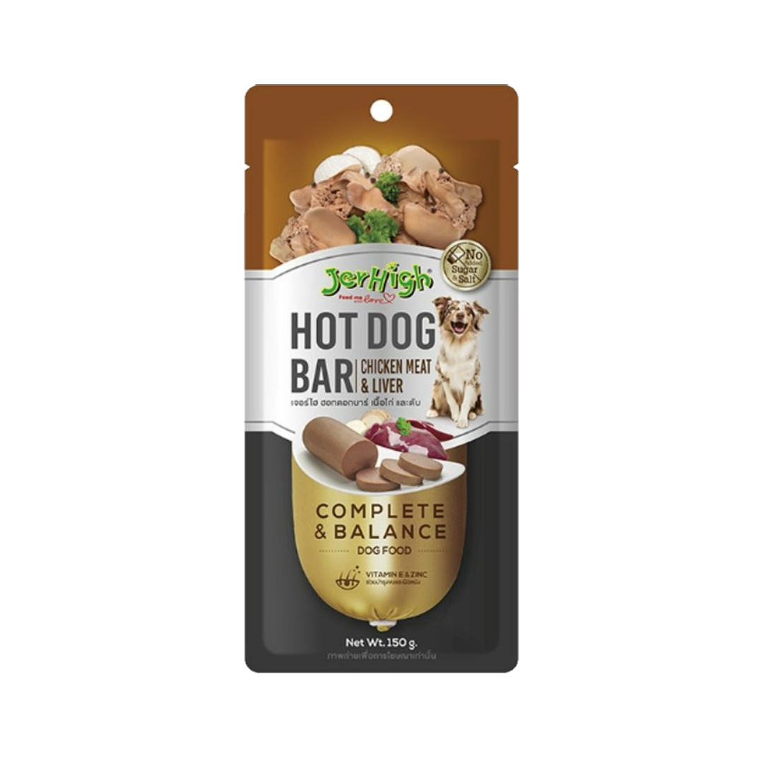Jerhigh Hotdog Liver ตับ 150 g.