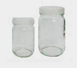 ขวดเพาะเลี้ยงเนื้อเยื่อ 12 ออนซ์ (360 ml) ขวดแก้วปากกว้างพร้อมฝาปิดพลาสติกใส PP