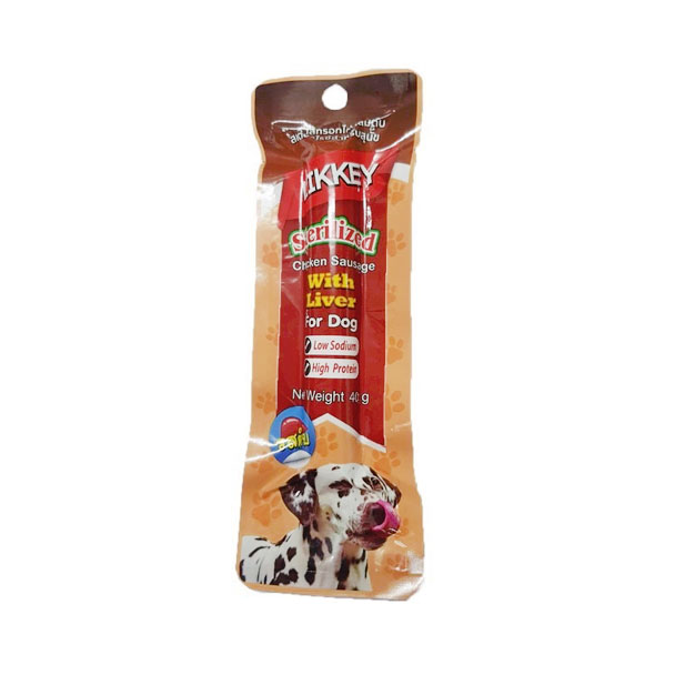 LIKKEY JK45 ไส้กรอก รสตับ 40 g.