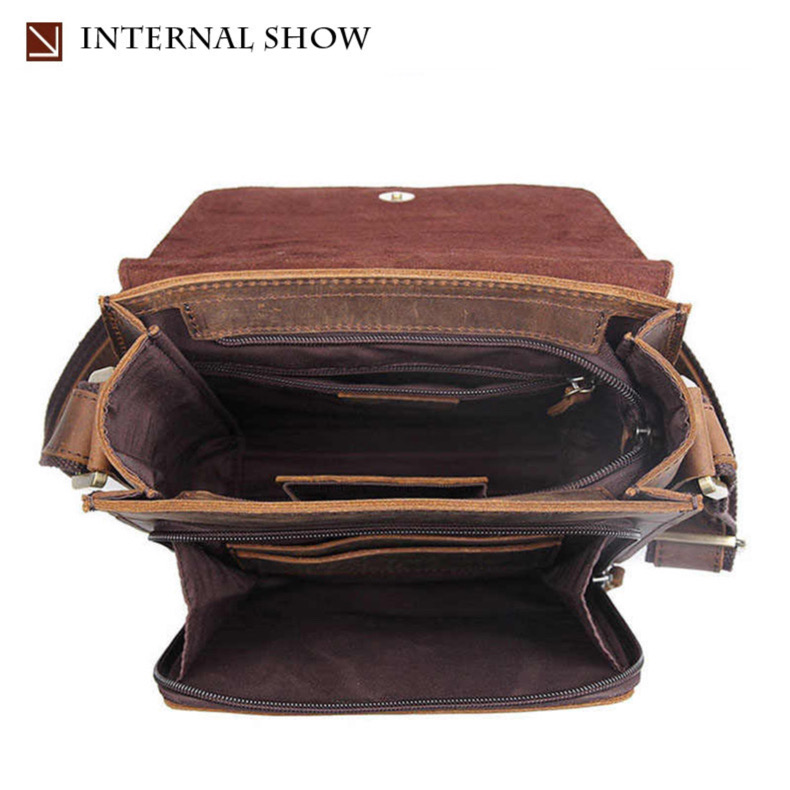 For You Leather LB37 กระเป๋าสะพายข้าง ผู้ชาย หนังแท้ นูบัค ขนาดพกพา LB37