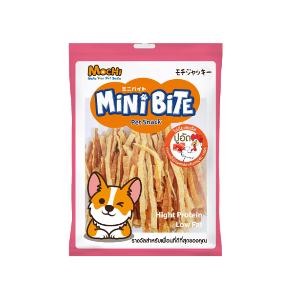 Mochi Mini Bite สันในไก่นิ่มแซนวิสปูอัด 50 กรัม