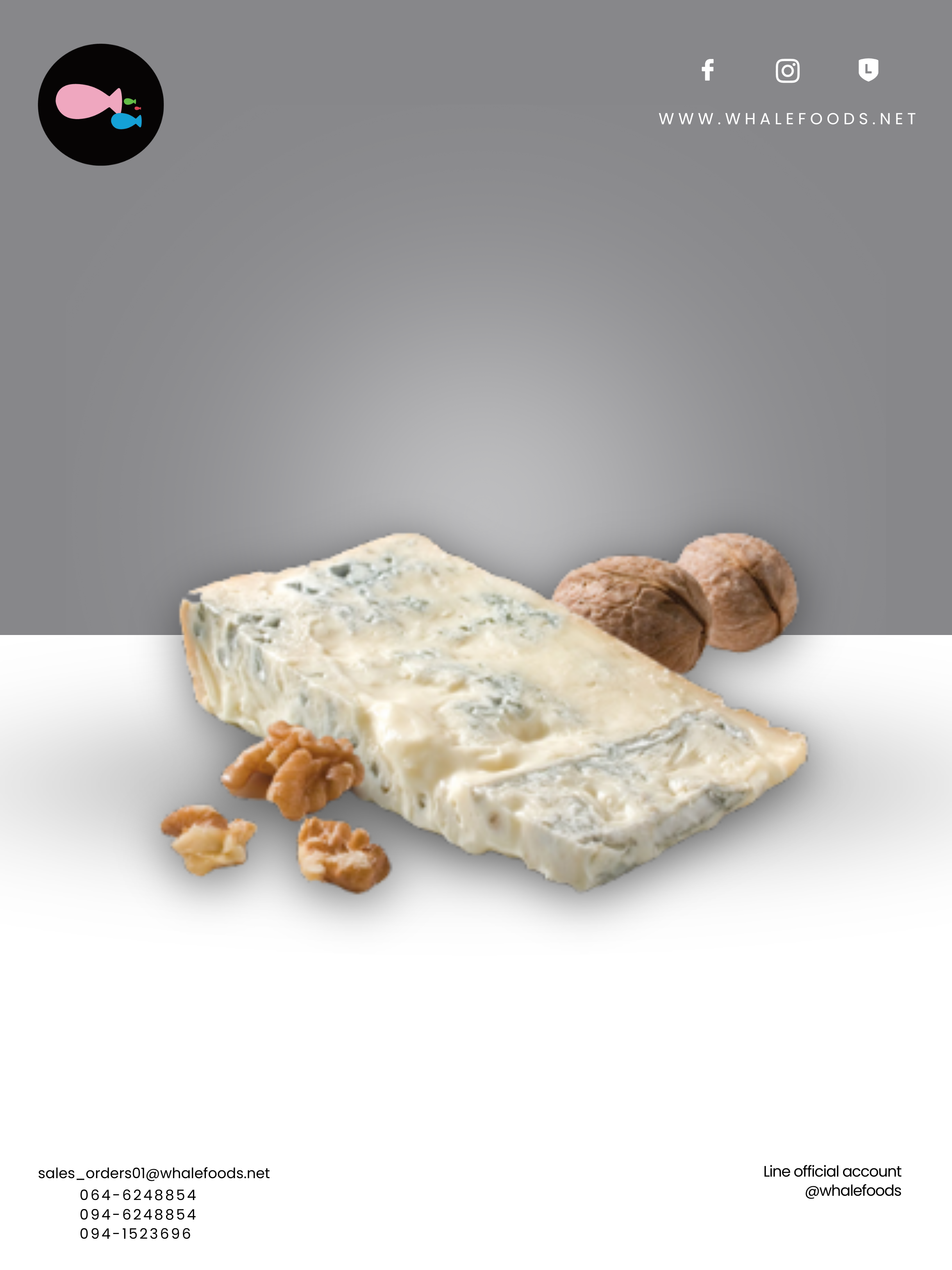 GORGONZOLA DOP ARGENZIOLA SIZE : 1.5 KG.