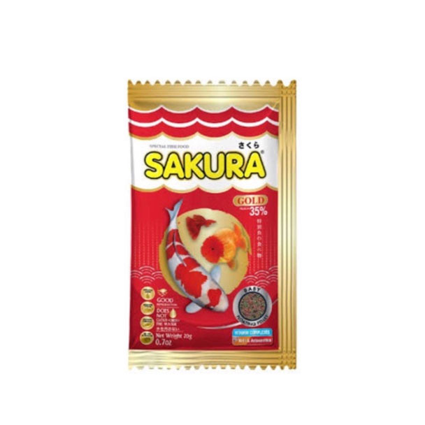 Sakura Gold อาหารปลาซากูระ เม็ดจิ๋ว 20g