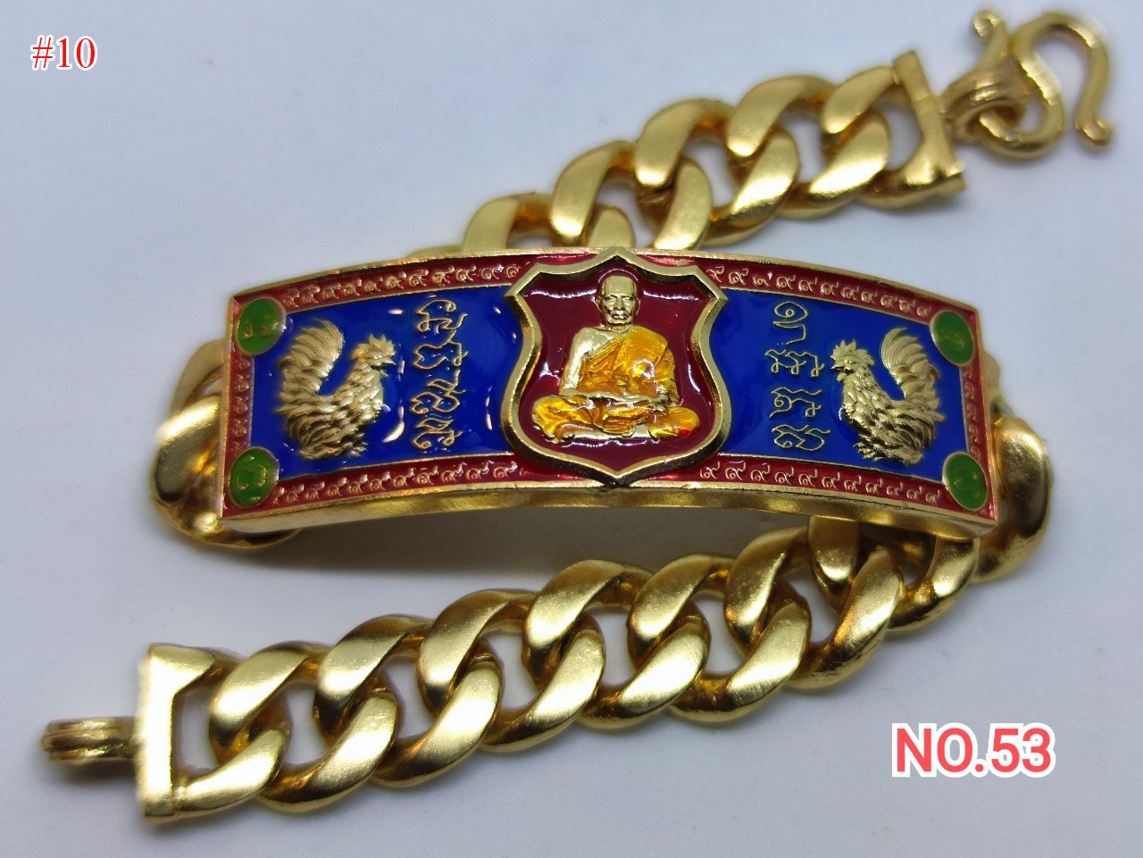 เลสพันล้าน2 เต็มองค์ หนัก 4 บาท รายการที่ 10 ชุบทอง ลงยาน้ำเงิน
